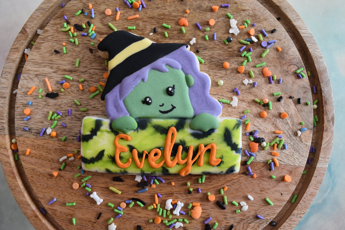 Frankenstein and Witch Name Plaques Cutter Set