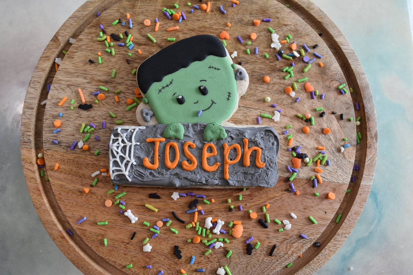 Frankenstein and Witch Name Plaques Cutter Set