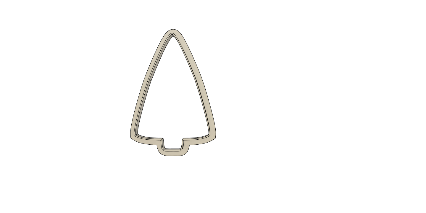 Christmas Tree Cookie Cutter Set  [10.5in wide x 4in tall]