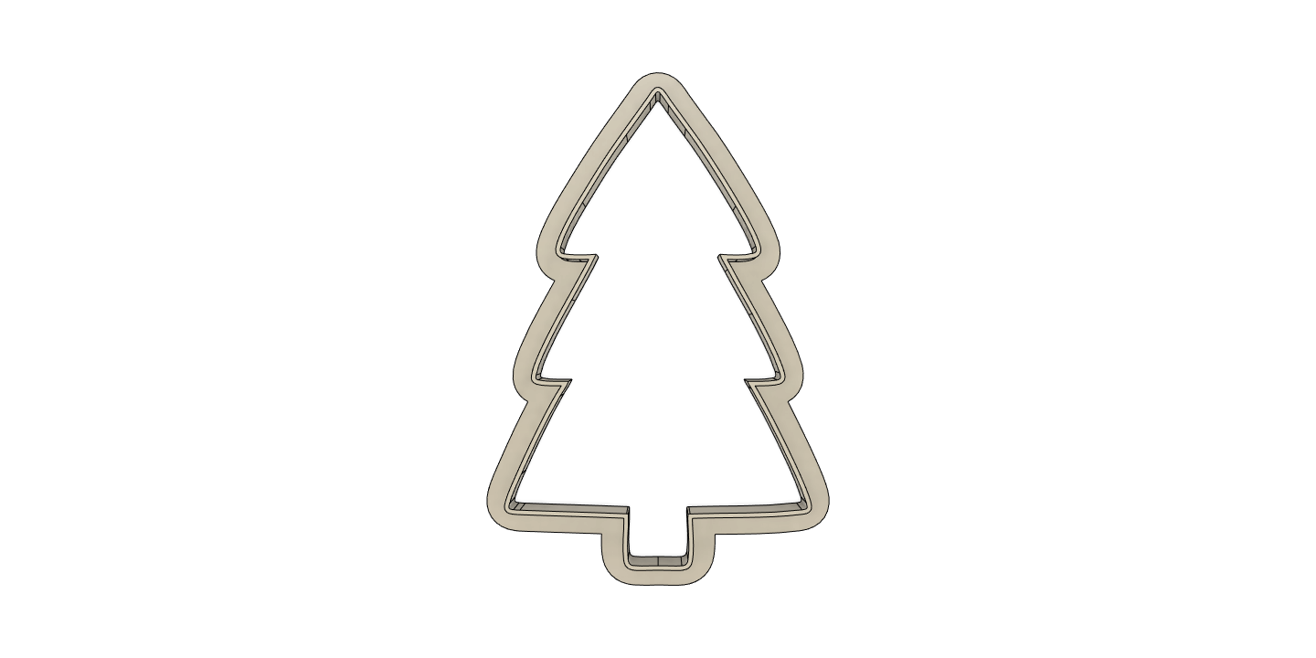Christmas Tree Cookie Cutter Set  [10.5in wide x 4in tall]